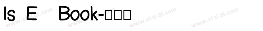 Is E  Book字体转换
